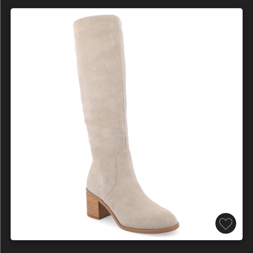 New-Romilly by Journee Collection, the classic knee-high boot- Suede
